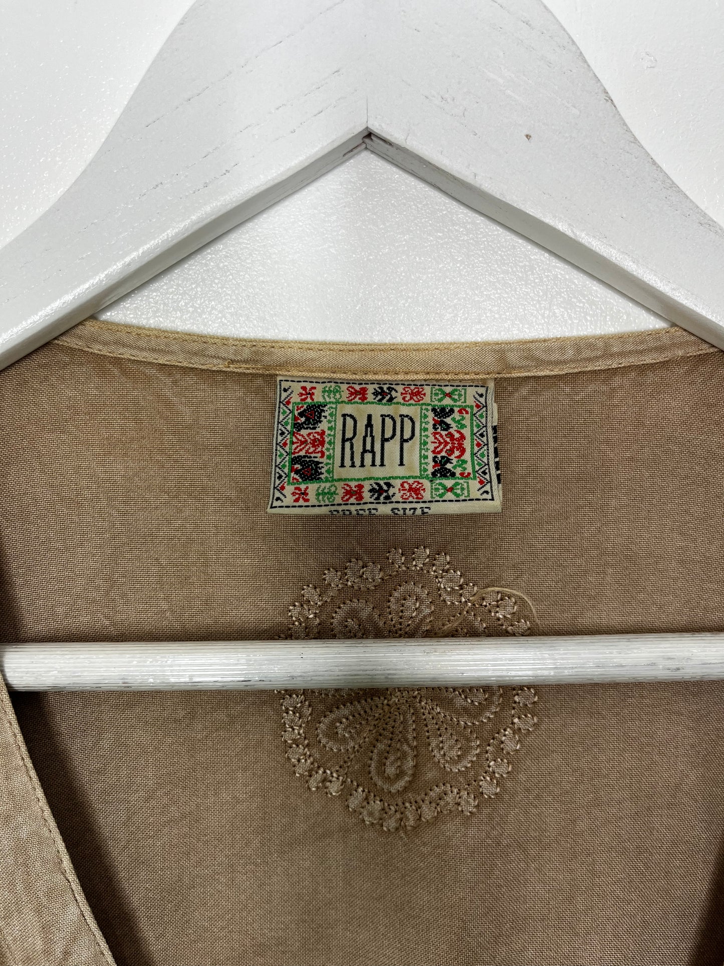 Vintage Boho Buttonless Blouse