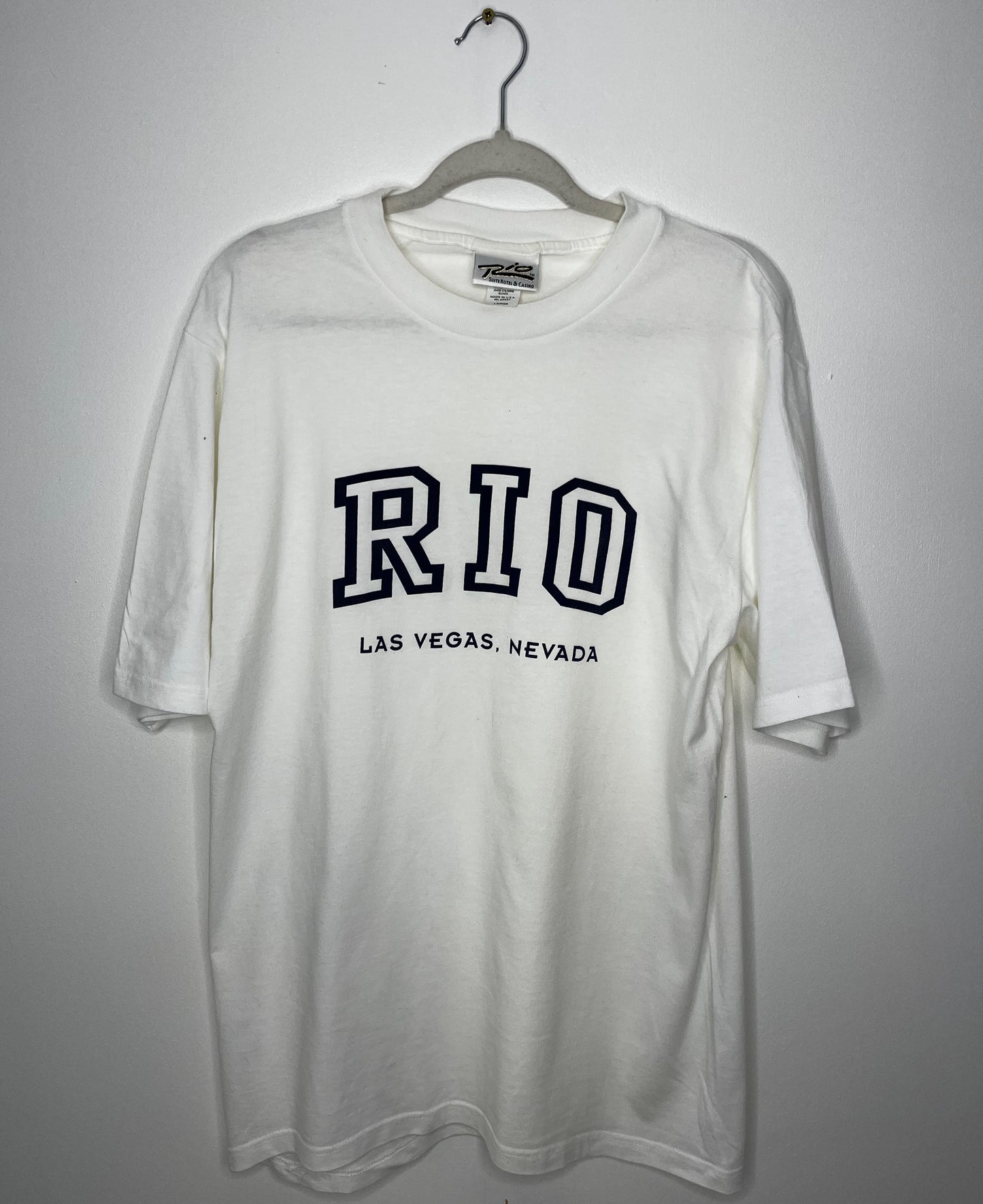 Oversized White RIO Tee