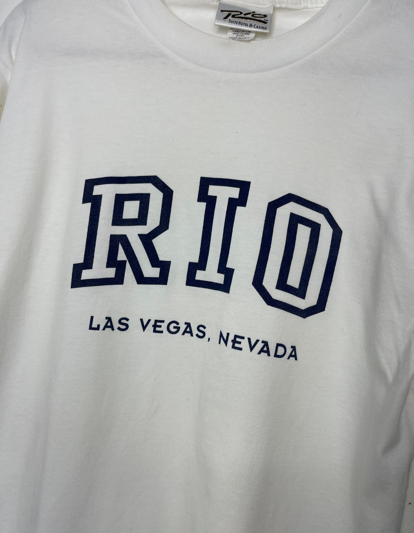 Oversized White RIO Tee