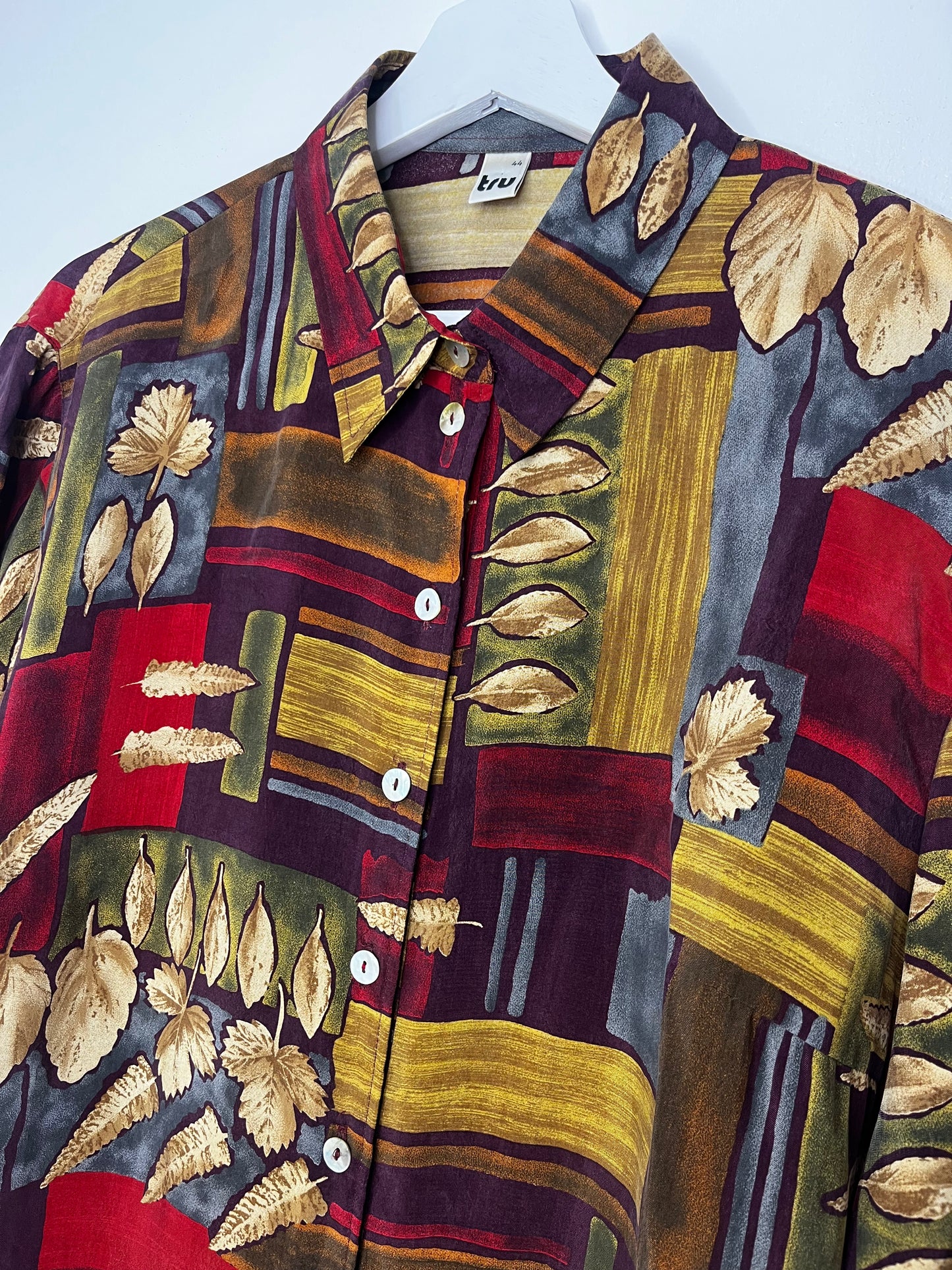 Autumn Tone Long Sleeve Vintage Shirt