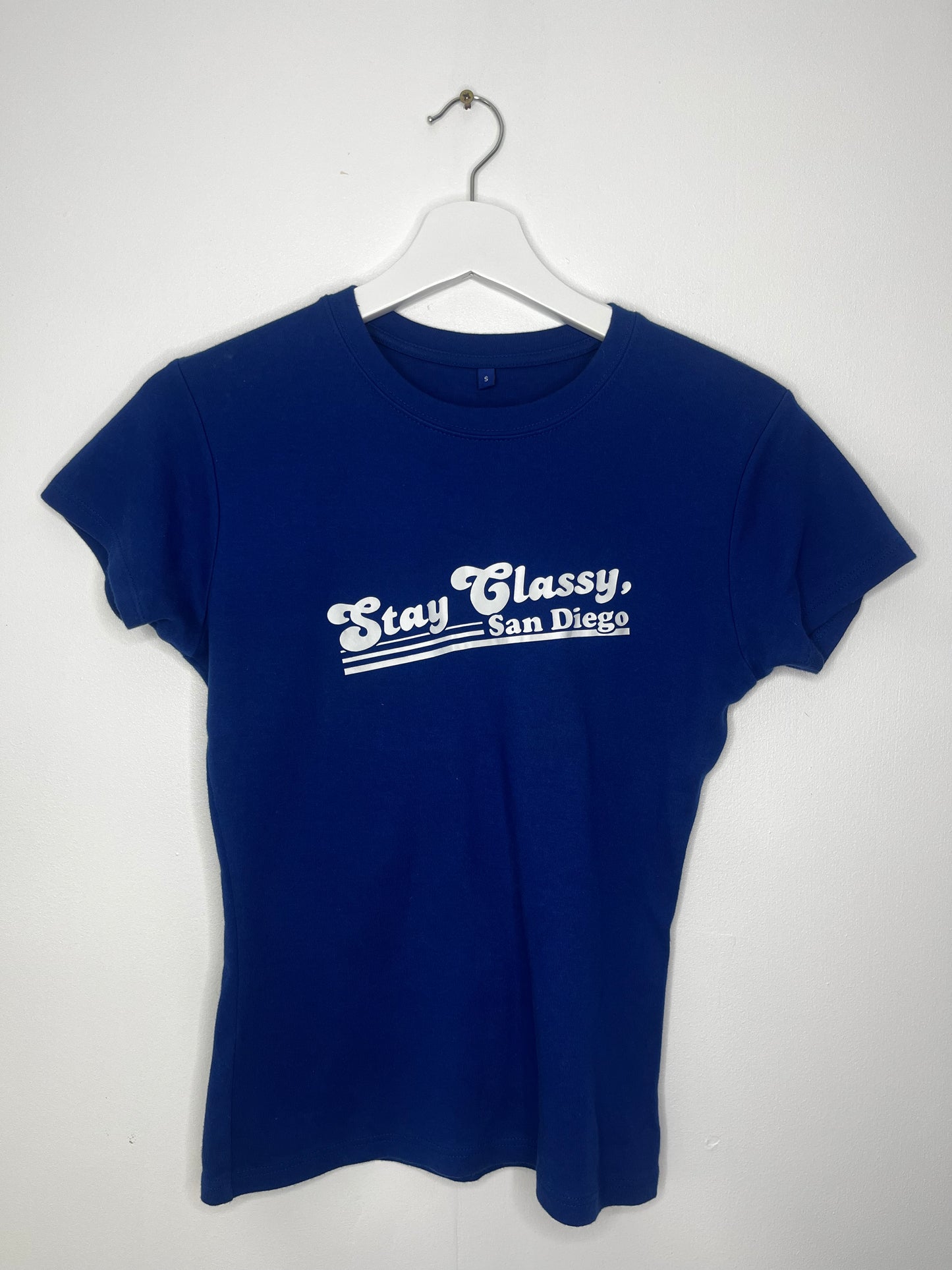 Y2k Royal Blue Baby Doll Cotton Top