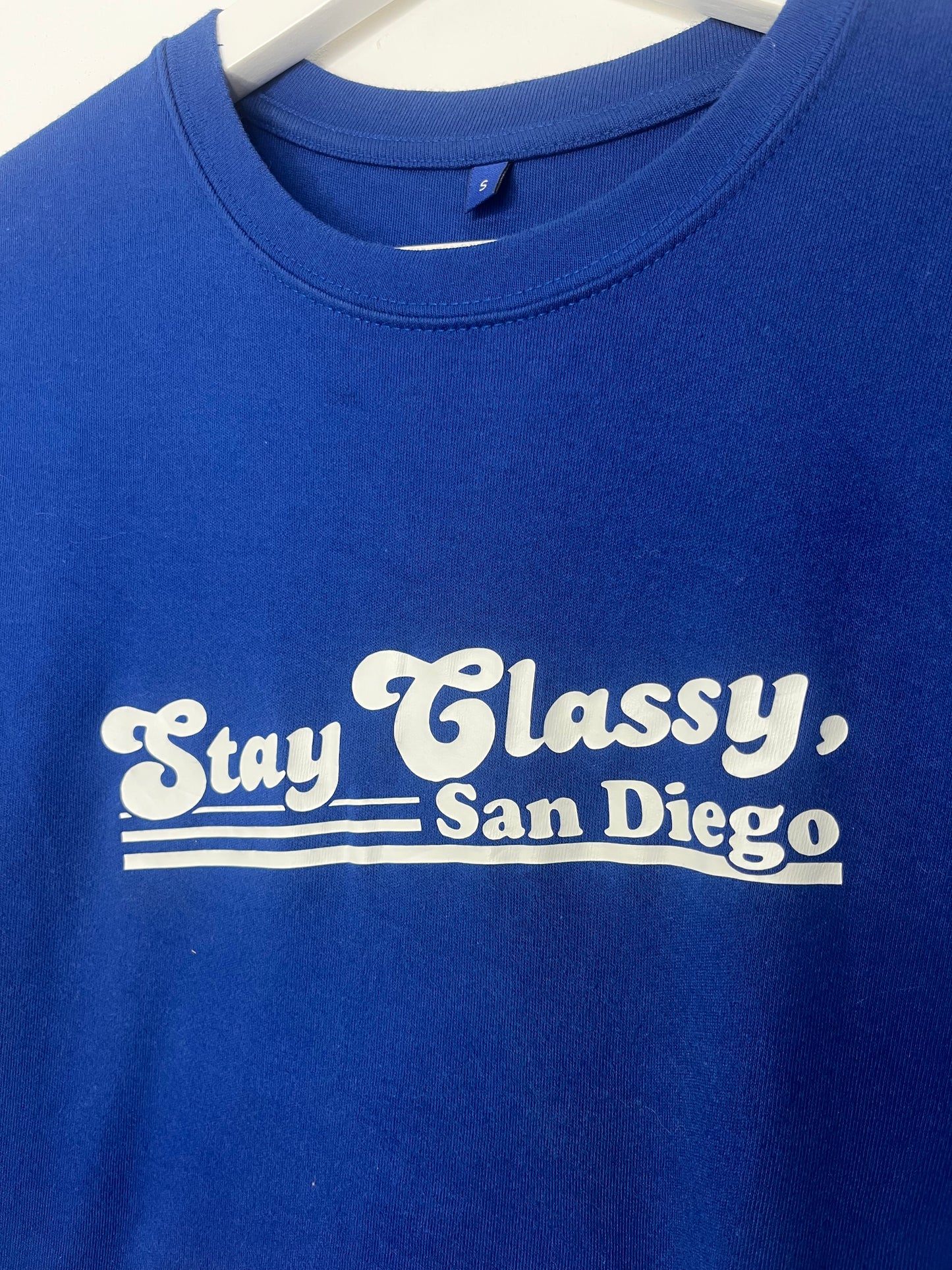 Y2k Royal Blue Baby Doll Cotton Top