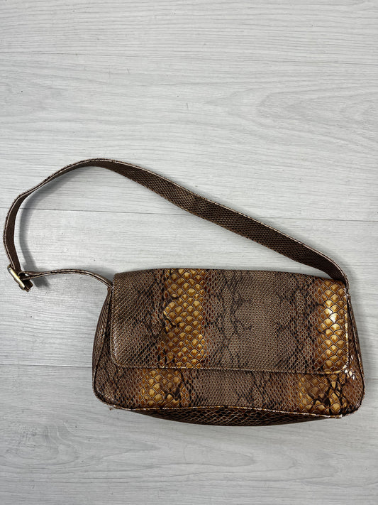 Y2k snakeskin vintage shoulder bag