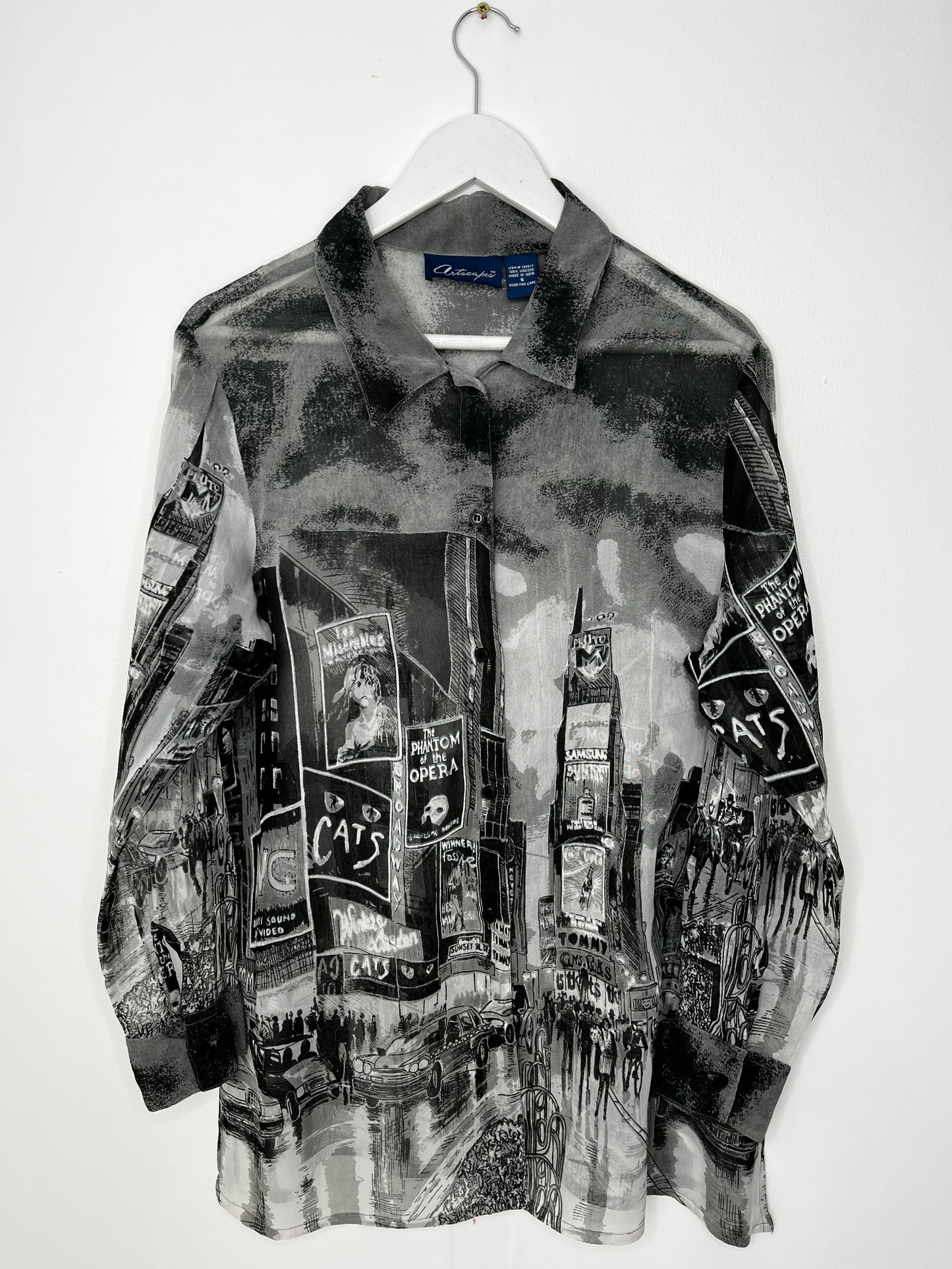 Semi Sheer Vintage New York Shirt