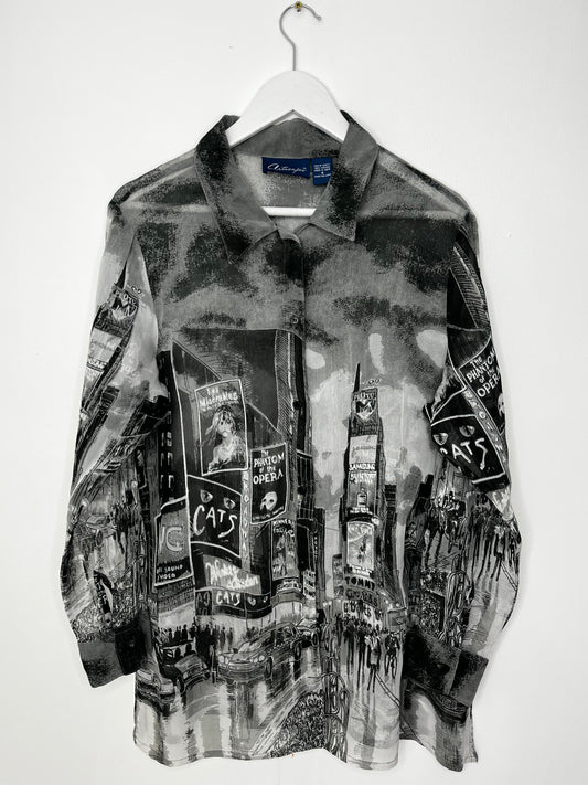 Semi Sheer Vintage New York Shirt
