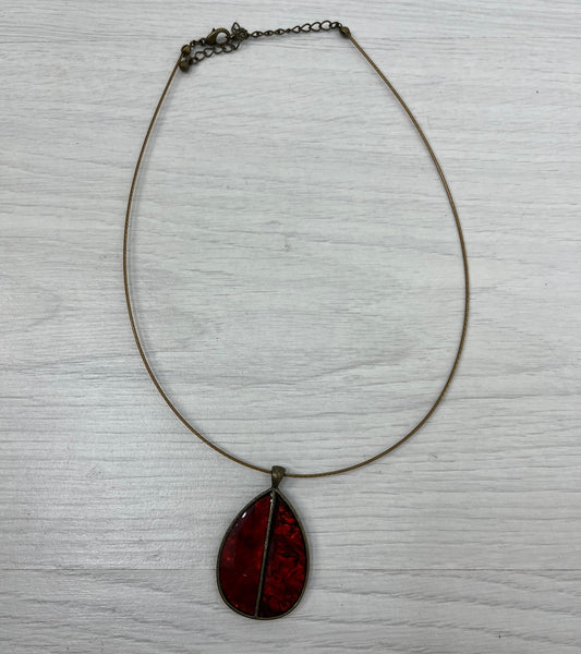 Whimsical Red Necklace