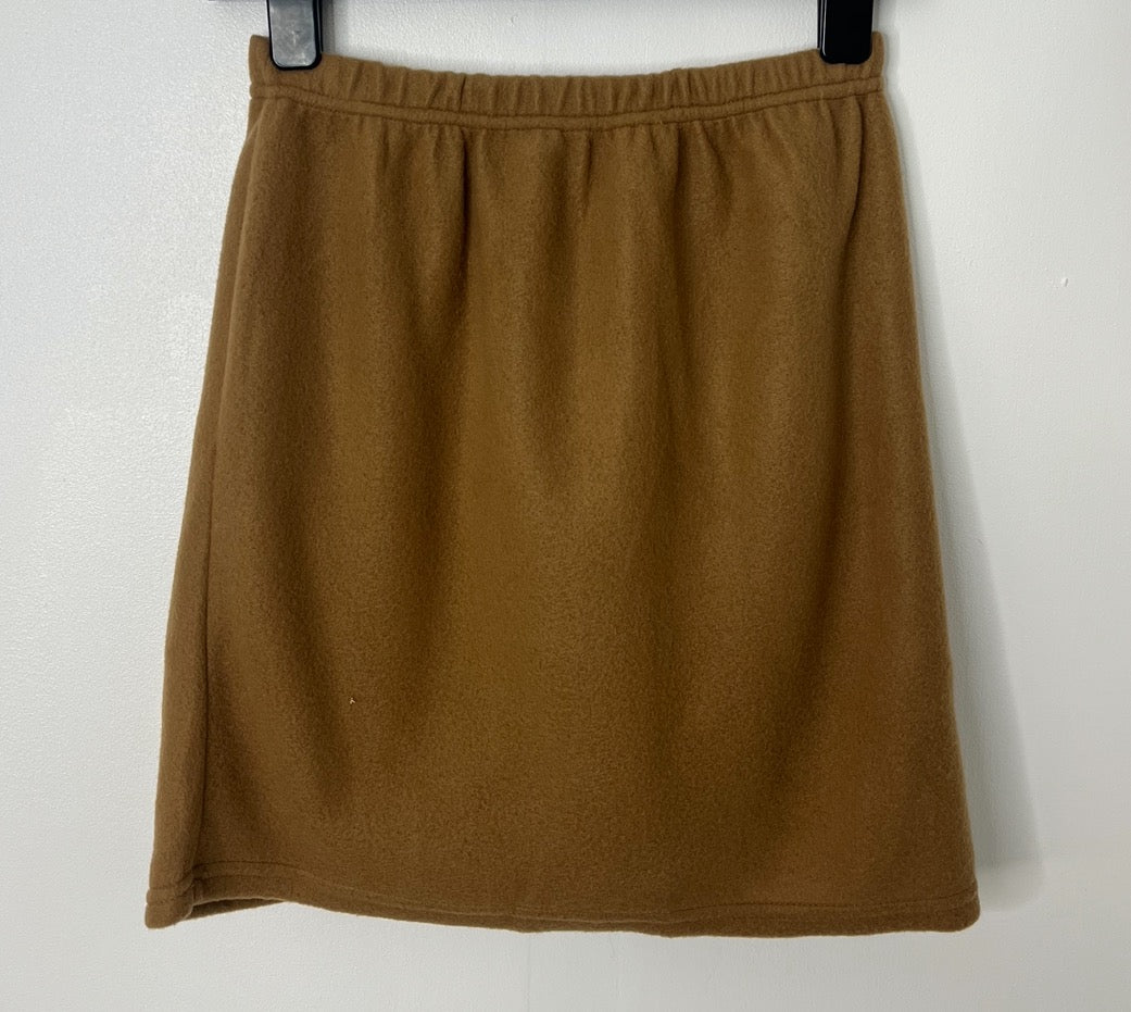 Camel Material Vintage Skirt