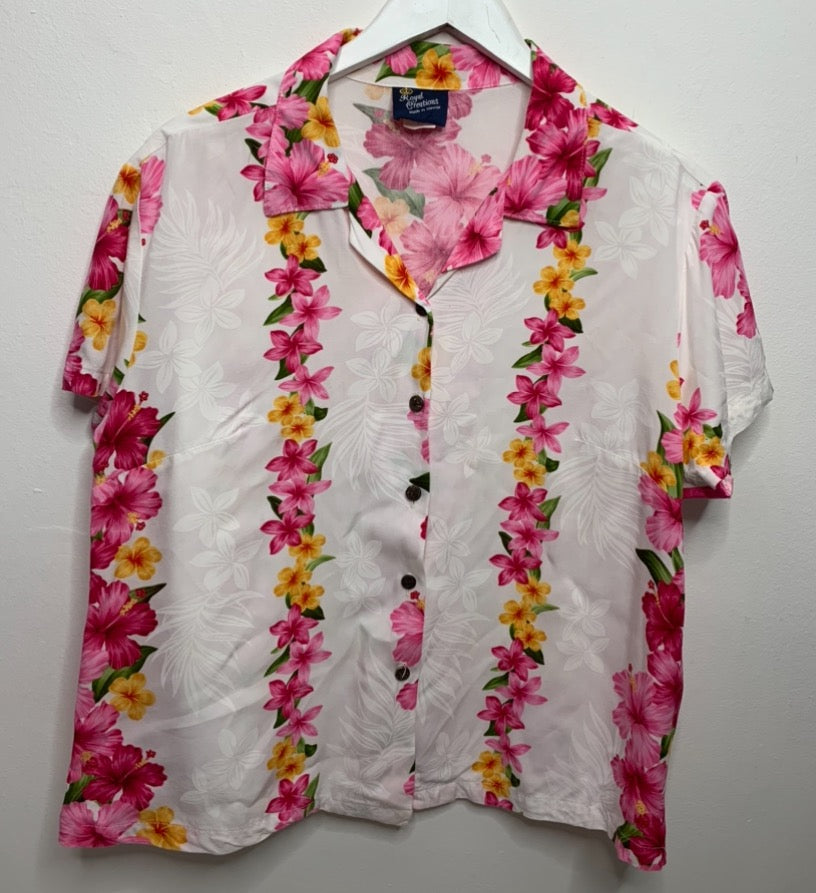Pink Hawaiian Blouse
