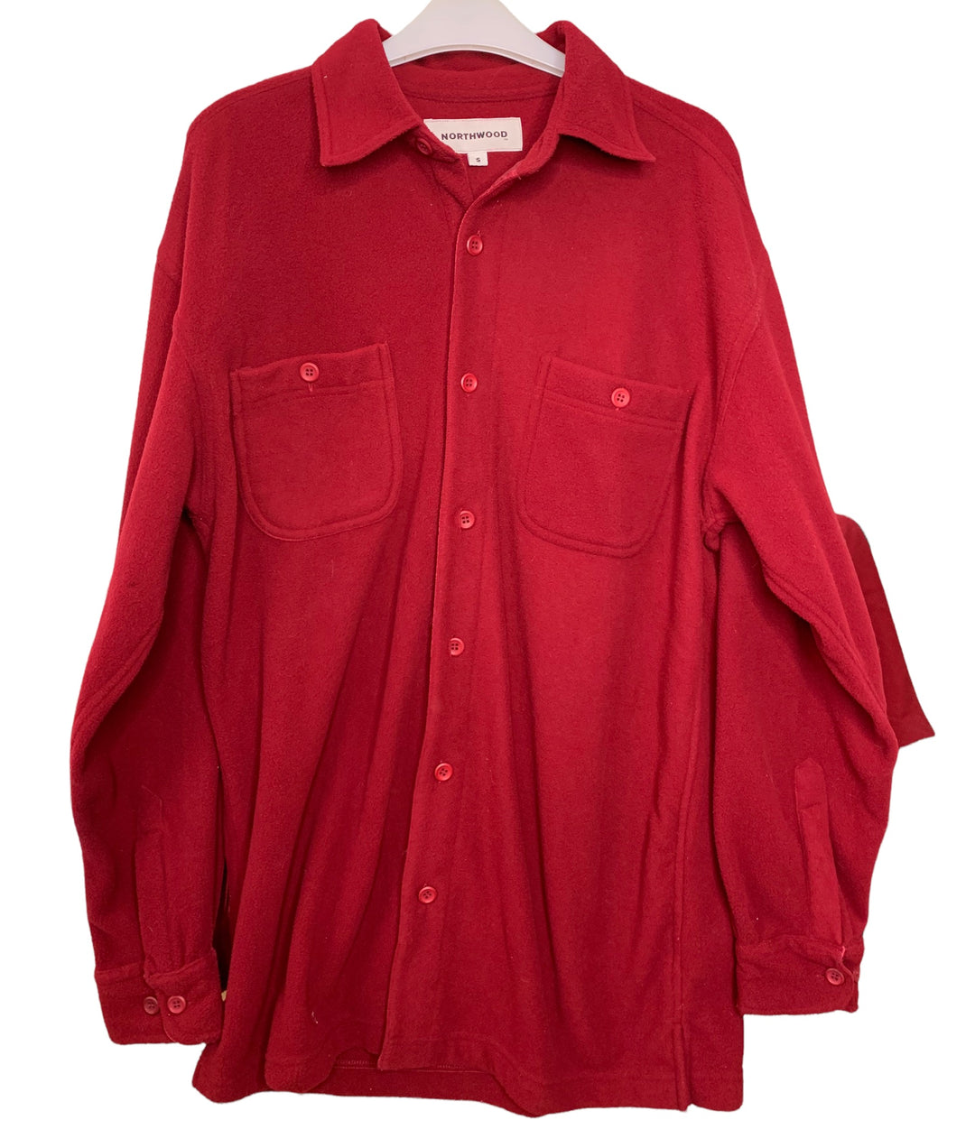 Fleece Red Shirt