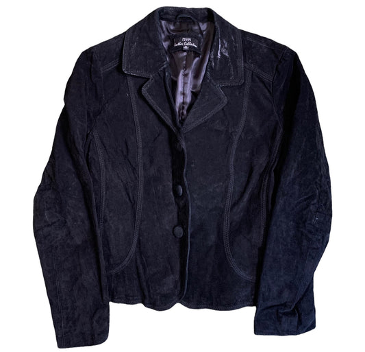Suede 90s Black Jacket